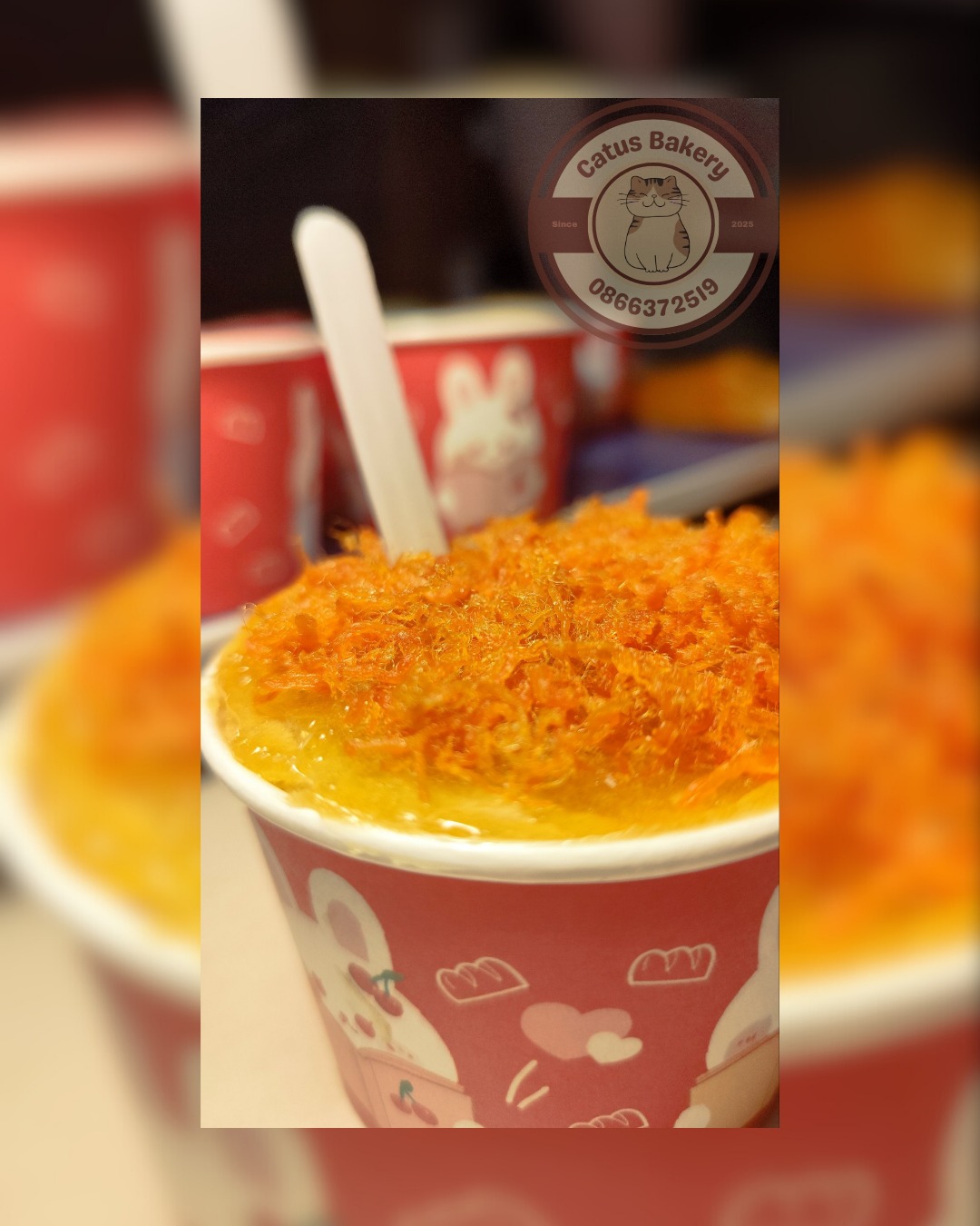 Bánh bông lan trứng muối hũ nhỏ - Mẫu S